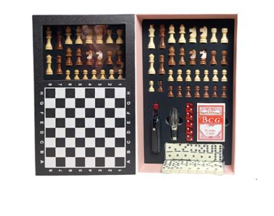 SET DE AJEDREZ CON SACA CORCHOS DCR-018