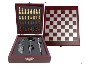 SET DE AJEDREZ CON SACA CORCHOS DCR-019