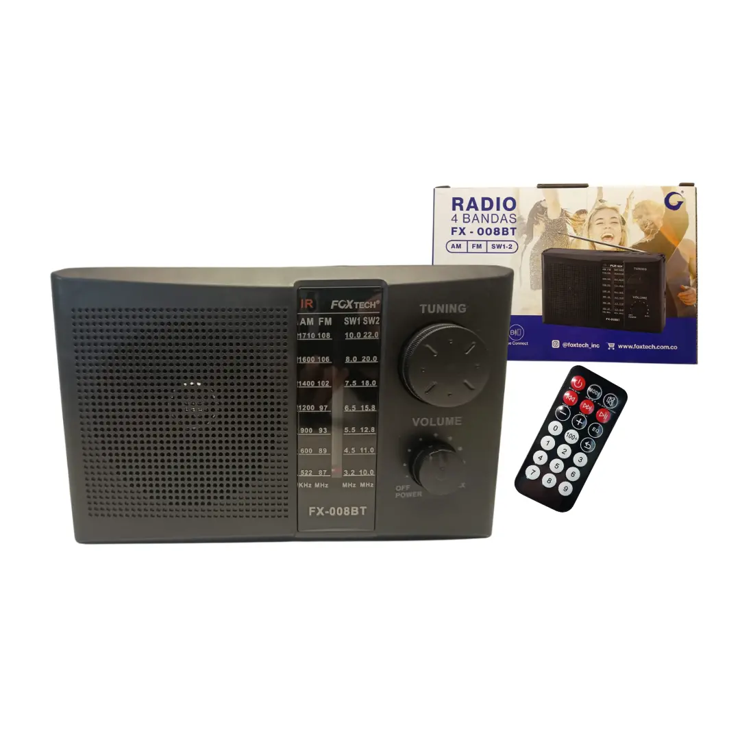 RADIO FOX AM/FM USB BLUETOOTH