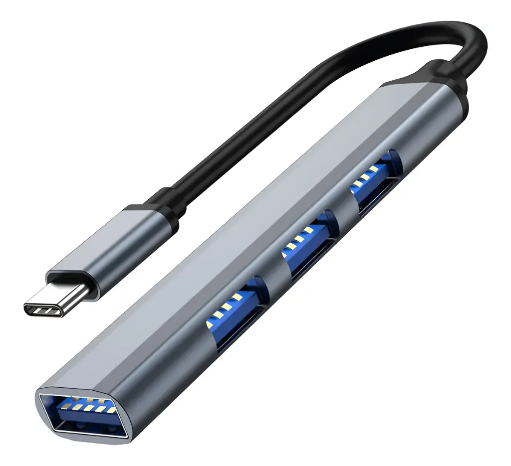 HUB 4 PUERTOS TC METALICO