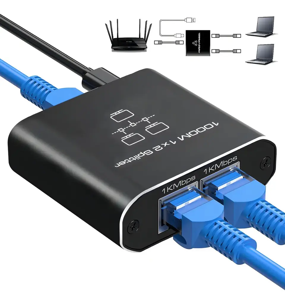 SWITCH DE LAN 1X2 