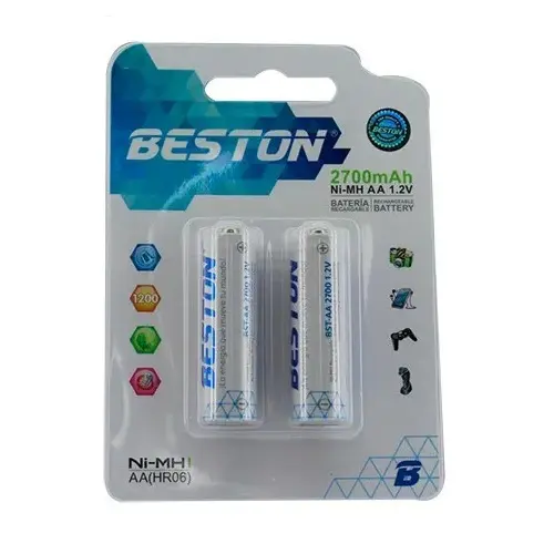 BATERIA RECARGABLE BESTON x2