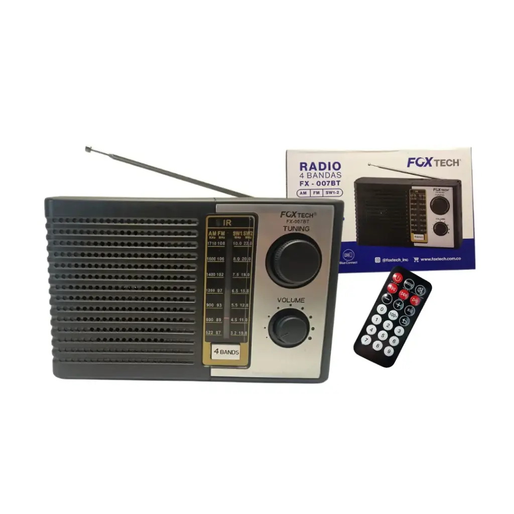 RADIO FOXTECH AM/FM USB BLUETOOTH