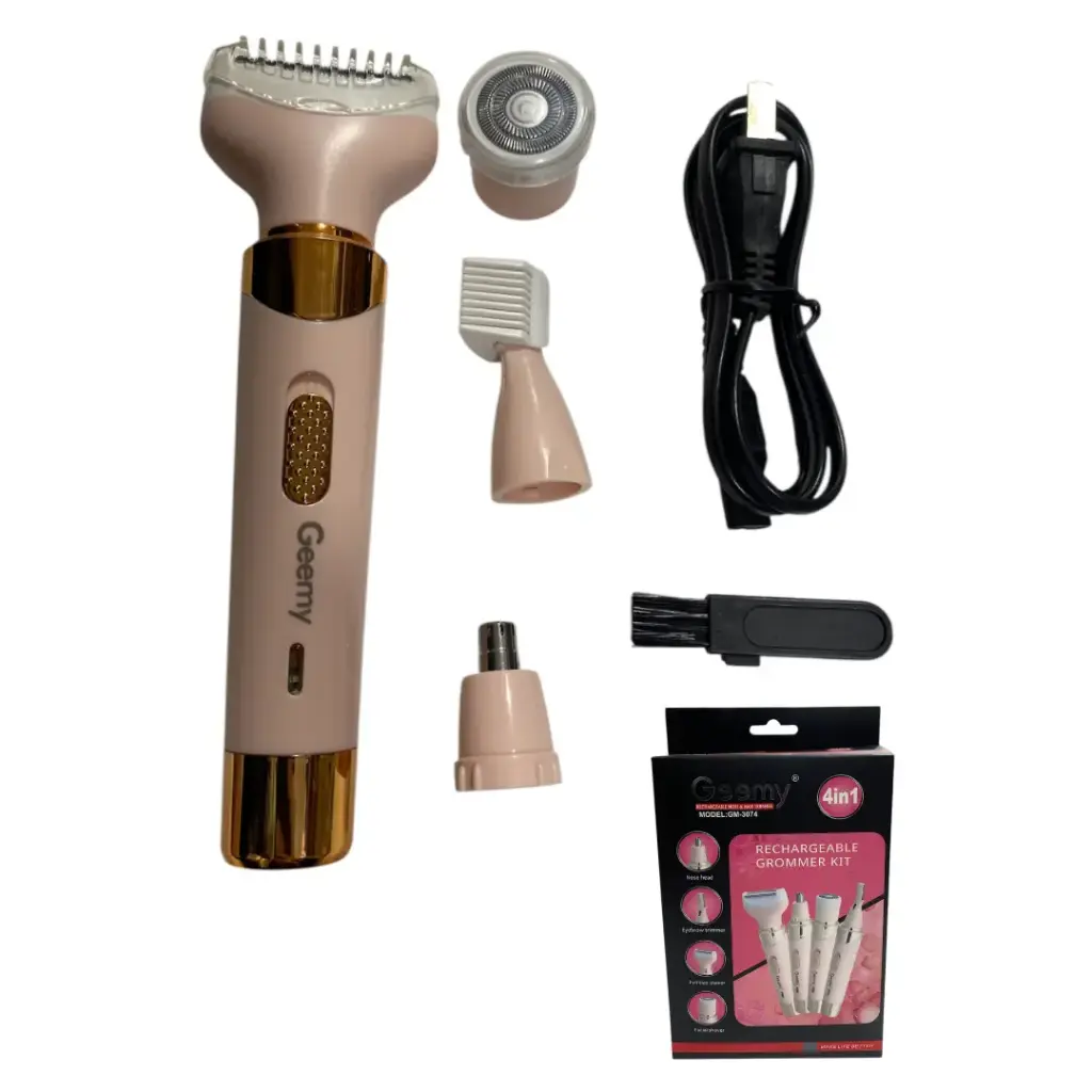 DEPILADORA DE DAMA 4 EN 1 GEEMY GM-3074