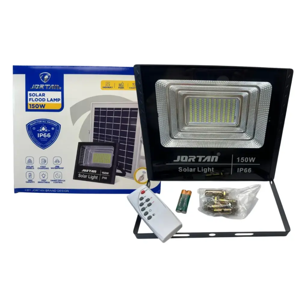 LUZ DE EXTERIOR CON PANEL SOLAR JT-933000-ZY3000W