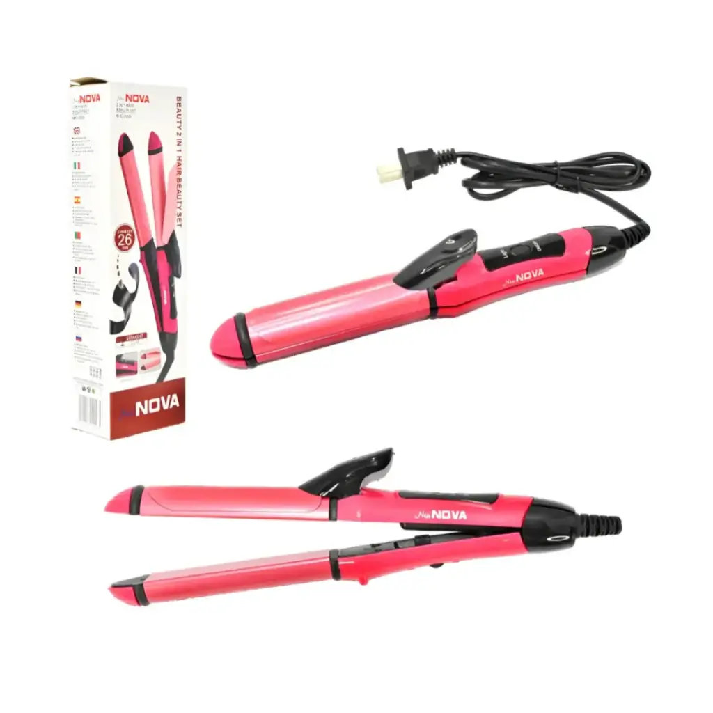 RIZADOR Y PLANCA 2 EN 1 NHC-2009