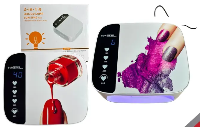 LAMPARA DE UÑAS CON DISEÑO SUNSF40MAX