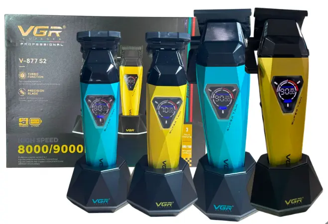 COMBO PATILLERA Y MAQUINA DE PELUQUEAR VGR V-877 S2