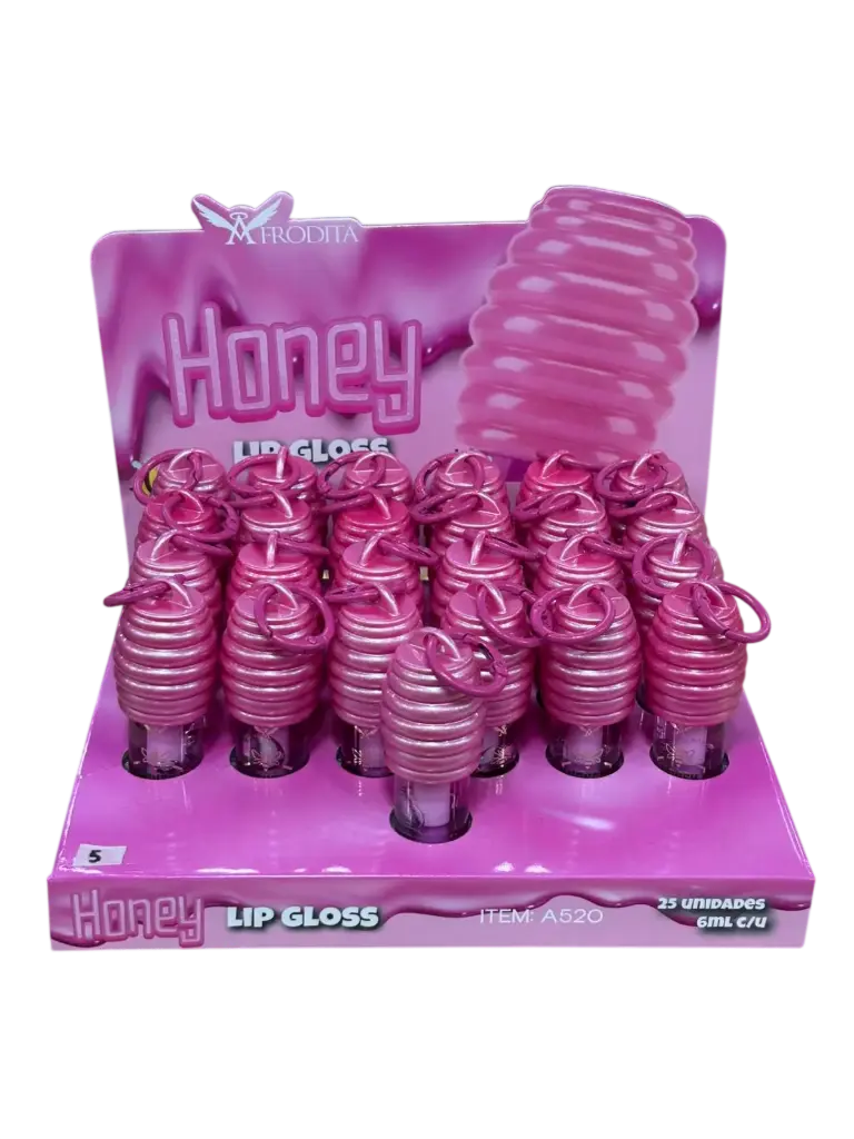 BRILLO AFRODITA MIEL ROSA