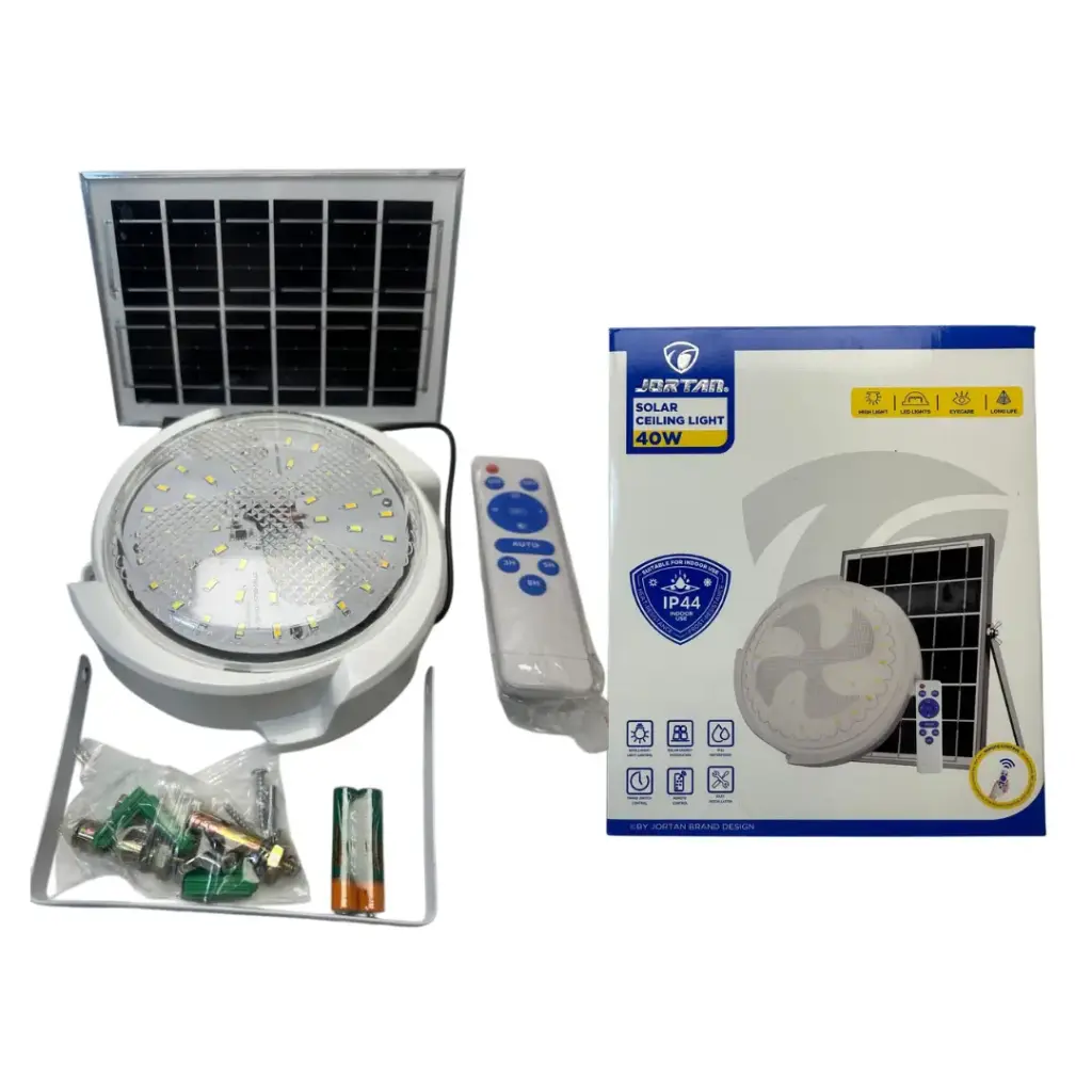 LUZ DE EXTERIOR CON PANEL SOLAR JT-BJ50W-TZW	