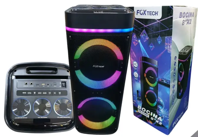 CABINA DE SONIDO DE 8'' X2 FX-316BT