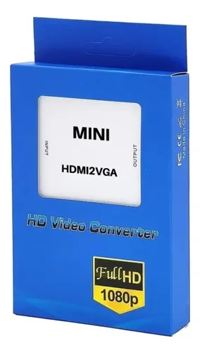 CONVERTIDOR HDMI VGA AZUL