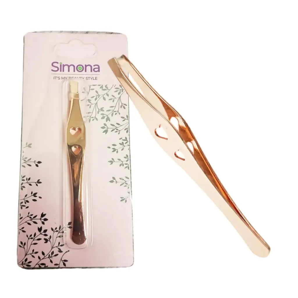 DEPILADOR PUNTA INCLINADA METÁLICO CORAZON