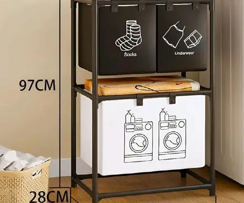 ORGANIZADOR DE ROPA SUCIA YH6902-2