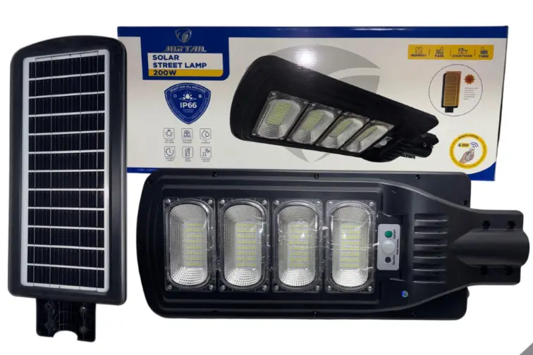 LUZ DE EXTERIOR CON PANEL SOLAR