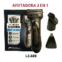 AFEITADORA 3 EN 1 LZ-688