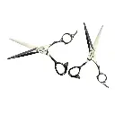 TIJERA PARA CORTE DE CABELLO PLATEADA