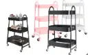 CARRO ORGANIZADOR METÁLICO DE TRES NIVELES ZWJ03M, 7003